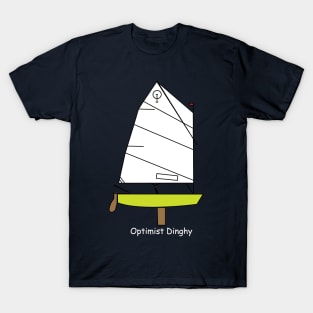 Optimist Sailing Dinghy Lt. Green T-Shirt